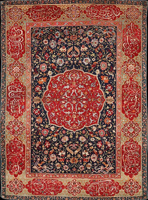 Threads of Time: Exploring Weaving Histories in Persian Carpets and Muslim Art